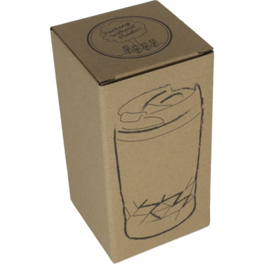 Logotrade promotional item picture of: Stainless steel mug with lid ROMA 250 ml
