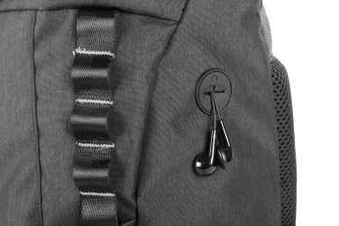 Logo trade promotional merchandise photo of: Rolltop backpack ELBERT Schwarzwolf