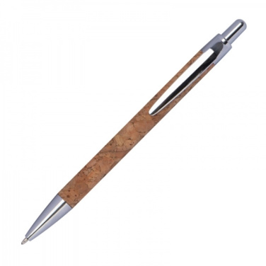 Logo trade promotional gifts picture of: Cork pen KINGSWOOD