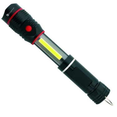 Logo trade promotional items image of: Flashlight BIWA Schwarzwolf