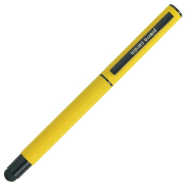 Logotrade promotional gift image of: Roller touch pen, soft touch CELEBRATION Pierre Cardin