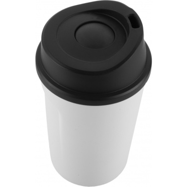 Logo trade business gift photo of: Thermo mug LIARD Schwarzwolf