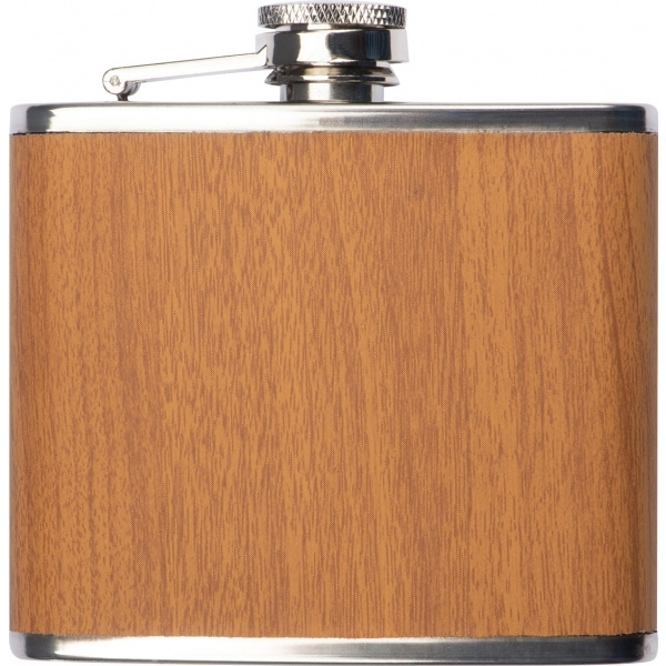 Logo trade advertising product photo of: Hip flask HOOGSTRATEN 170 ml