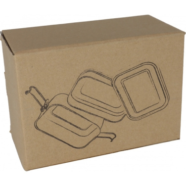 Logo trade promotional merchandise picture of: 2-level lunch box PORTO ALEGRE