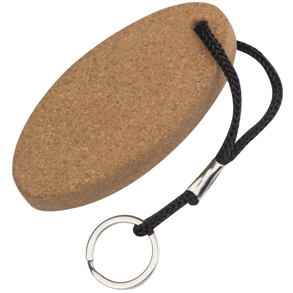 Logotrade promotional item image of: Cork keyring ROSKILDE