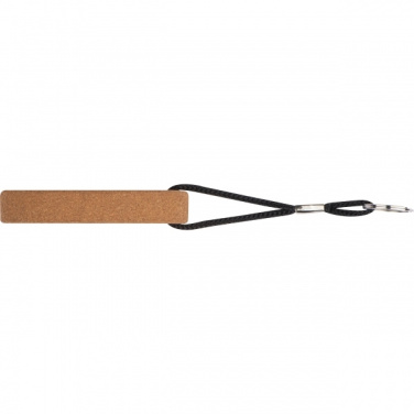 Logotrade promotional giveaway image of: Cork keyring ROSKILDE