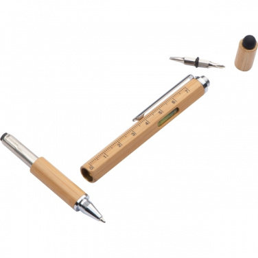 Logotrade promotional item image of: 6in1 multifunctional pen COIMBRA