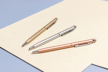 Logo trade corporate gifts picture of: Ball pen with touch function CATANIA
