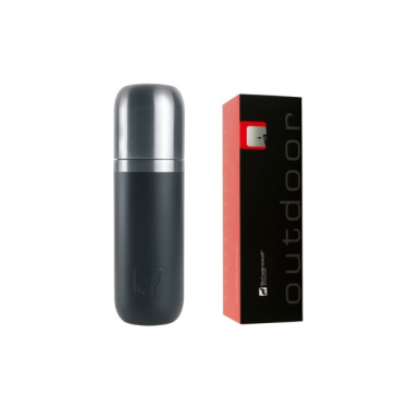 Logotrade corporate gifts photo of: Vacuum bottle DINARA Schwarzwolf