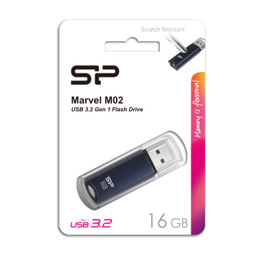 Logo trade advertising products image of: Pendrive Silicon Power Marvel - M02 3.2 16GB