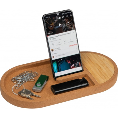 Logotrade business gifts photo of: Desk organiser with charging station LANCASTER