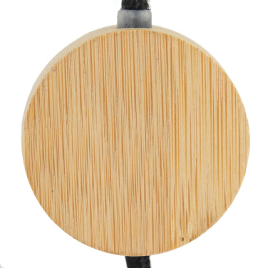 Logo trade promotional products image of: 4in1 long wooden cable with elighted logo for engraving
