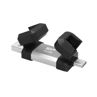 Logo trade promotional merchandise image of: Pendrive Silicon Power Mobile - C51 3.2, 64GB