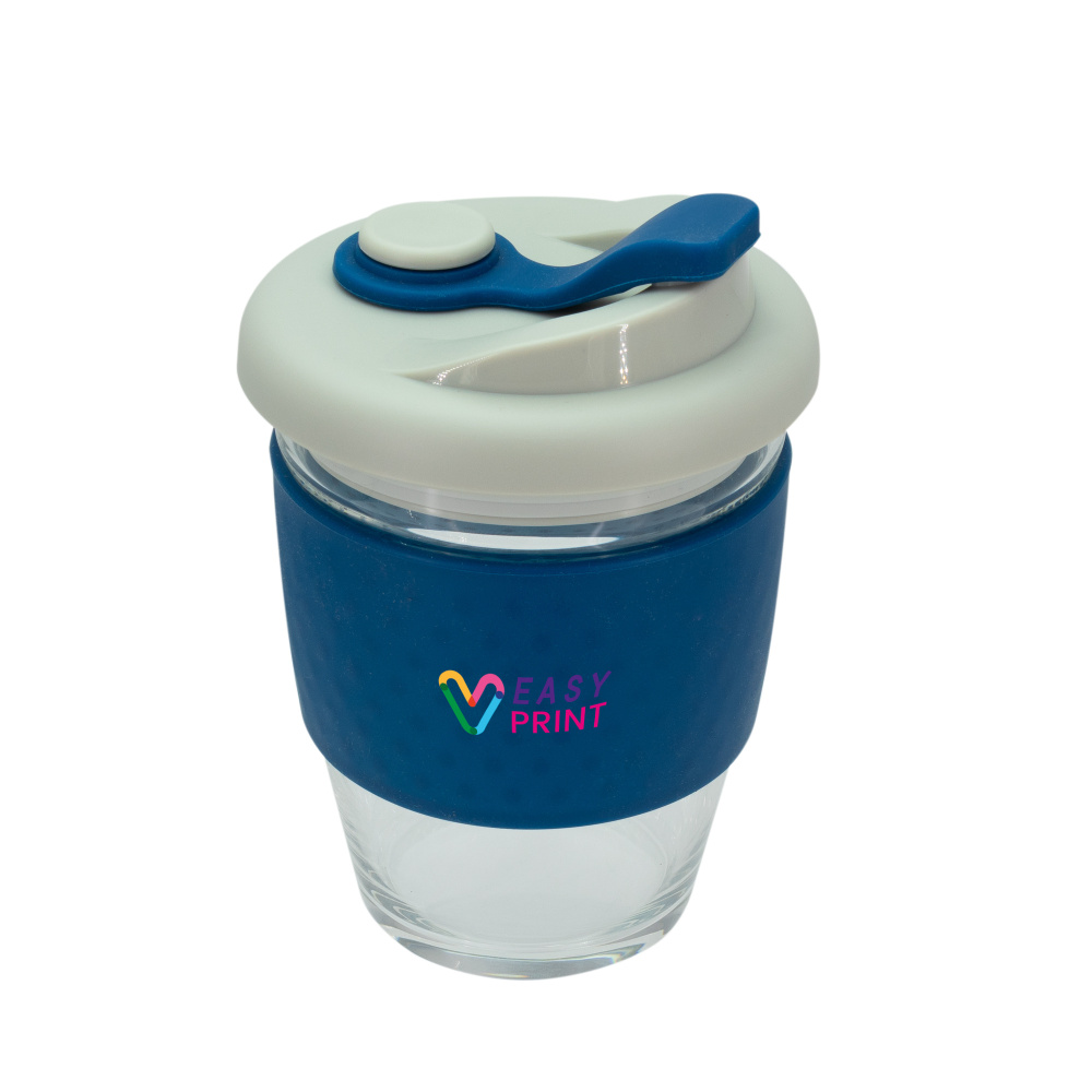 Logotrade promotional giveaway picture of: Glass coffee cup 340 ml