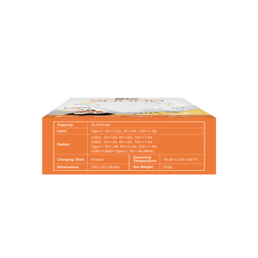 Logo trade corporate gifts picture of: Power bank Silicon Power QS58 20000 mAh