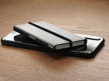 Logo trade promotional products image of: RFID credit and business card holder 126615500