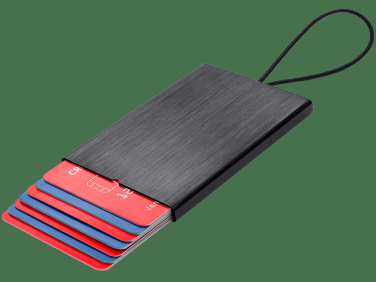 Logo trade corporate gifts image of: RFID credit and business card holder 126615500