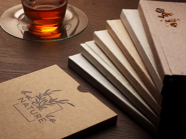 Logotrade promotional giveaway picture of: Recycled Hemp Notebook 209734300