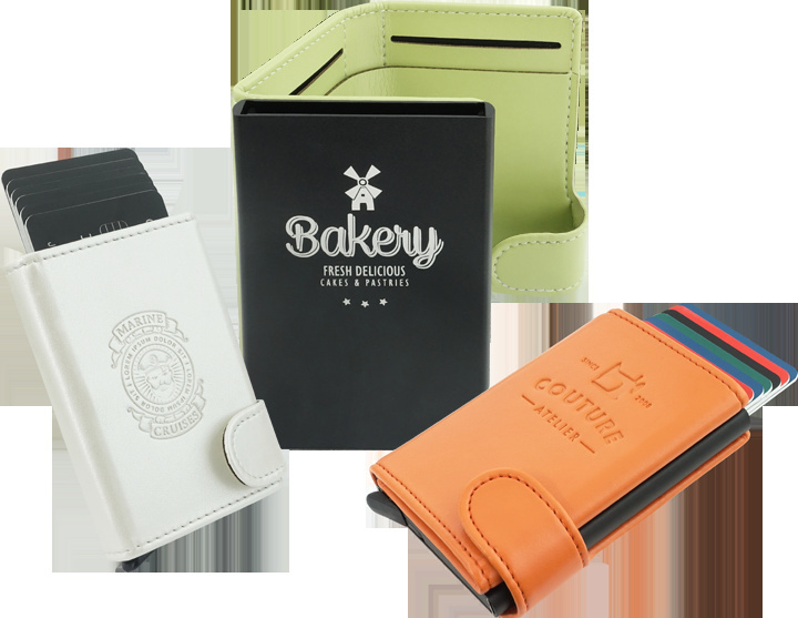 Logo trade promotional giveaways image of: RFID wallet 618119
