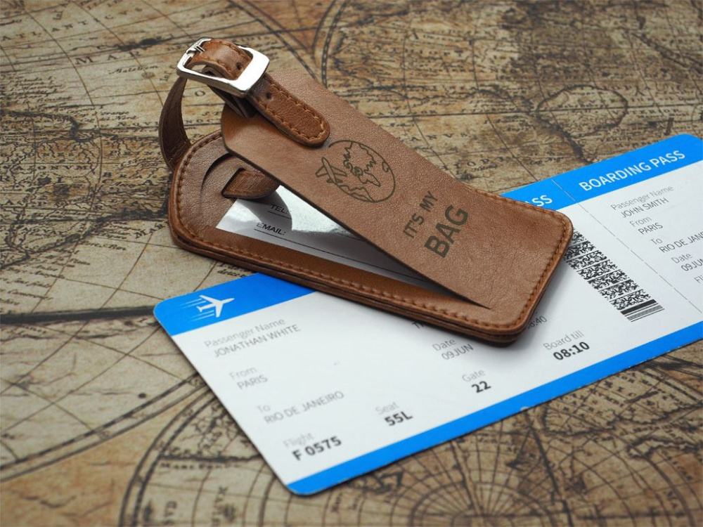 Logotrade corporate gift image of: Luggage tag 1155119
