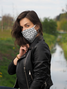 Logo trade promotional giveaway photo of: VENUS PRO cotton face mask with a pocket an HEPA filter 1378165