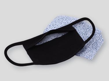 Logo trade advertising products image of: MARS PRO cotton mask (size M) with pocket and HEPA filter 1380165