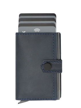 Logo trade promotional merchandise photo of: RFID wallet - Hunter Leather 2109284