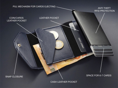 Logo trade promotional item photo of: RFID wallet 1249131