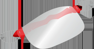 Logo trade advertising product photo of: HESTIA clear face shield-mask for mouth and nose 1452162