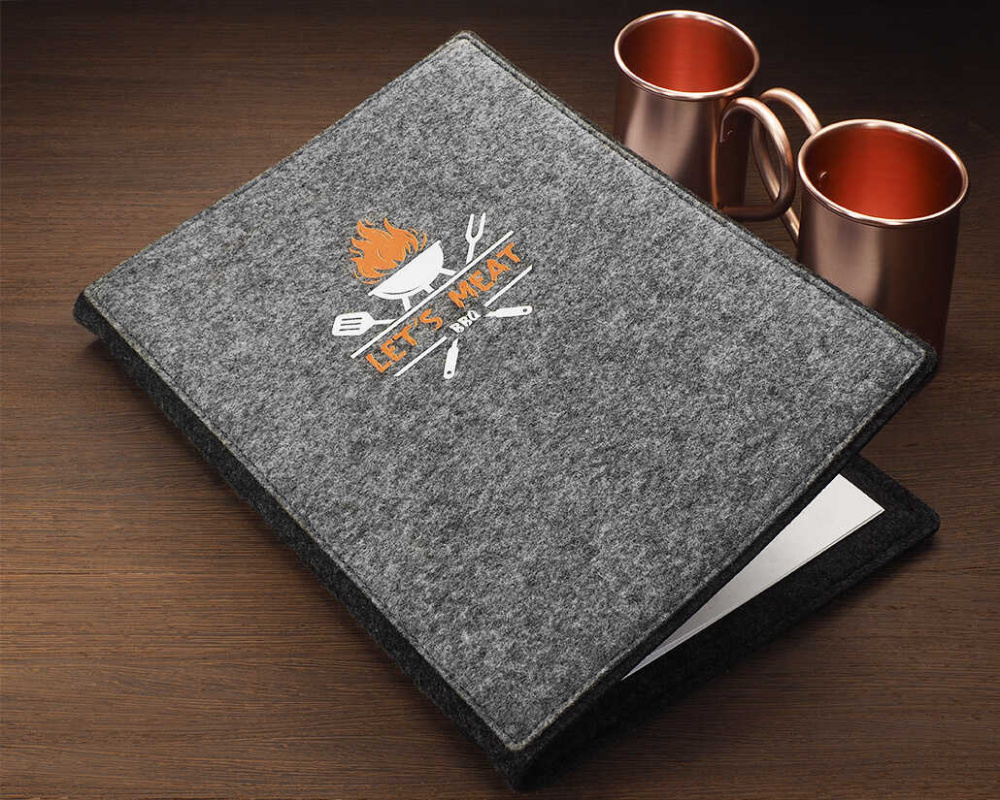 Logo trade business gifts image of: Menu cover Ambiente 1643246