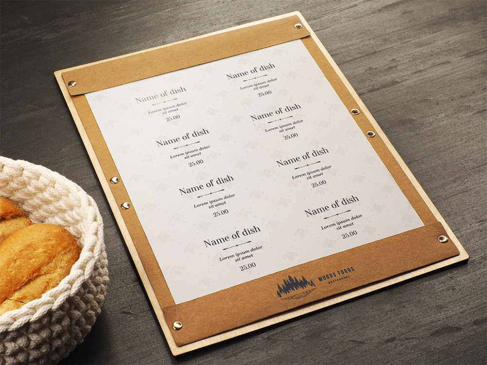 Logotrade promotional gifts photo of: Menu pad 1668121