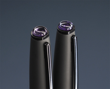 Logotrade advertising product picture of: Amethyst Pen set  1288036