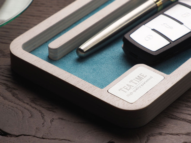 Logotrade promotional gift image of: Wooden desk organiser 1818121