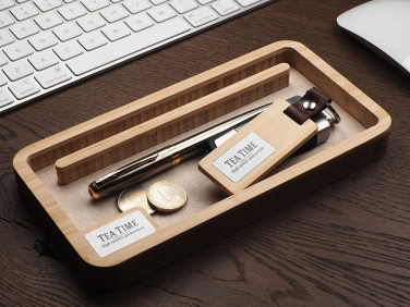 Logotrade promotional giveaways photo of: Wooden desk organiser 1818292