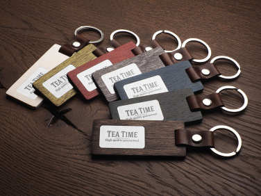 Logotrade corporate gift picture of: Wooden keyring 1853121