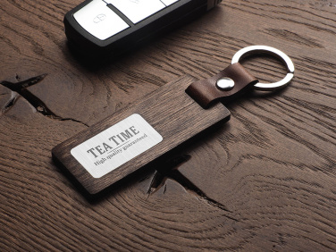Logotrade corporate gift picture of: Wooden keyring 1853121