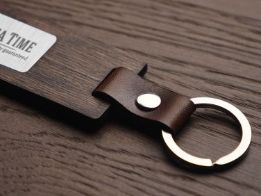 Logotrade promotional product picture of: Wooden keyring 1853121