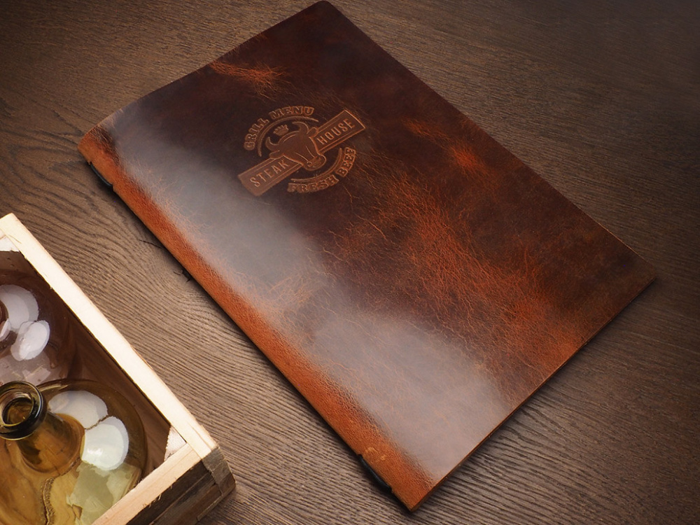 Logo trade promotional products image of: Menu cover Ambiente 1178310