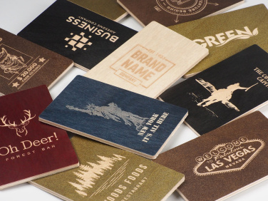 Logo trade corporate gifts image of: Wooden magnet 2034121