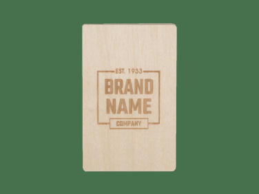 Logo trade promotional gifts image of: Wooden magnet 2034121