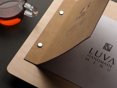 Logo trade advertising products image of: Menu cover 1211121