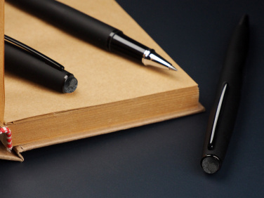 Logo trade promotional product photo of: Pen set with coal 2094036