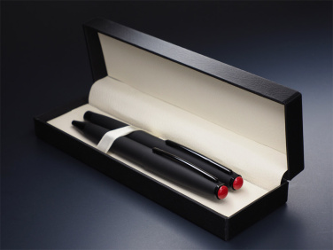 Logo trade promotional giveaways image of: Coral stone Pen set 1285036