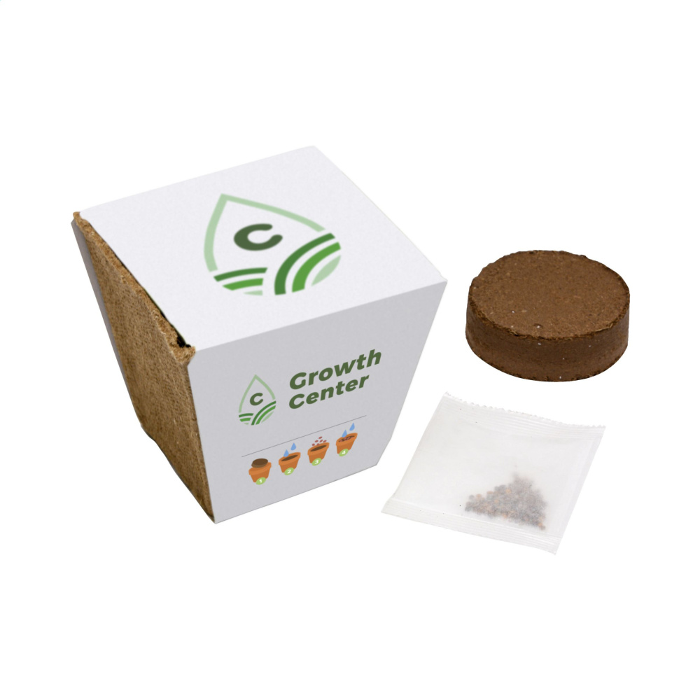 Logo trade business gifts image of: Flowermix Wood Fibers