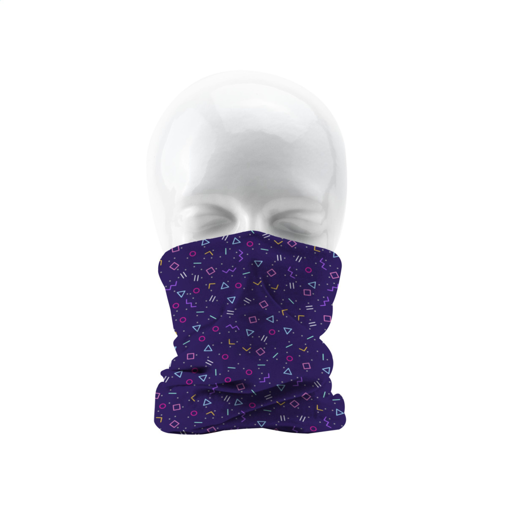 Logotrade promotional giveaway image of: Bandana RPET multi-functional scarf all-over printing