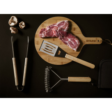Logo trade corporate gifts image of: Bodega Bamboo Board cutting board