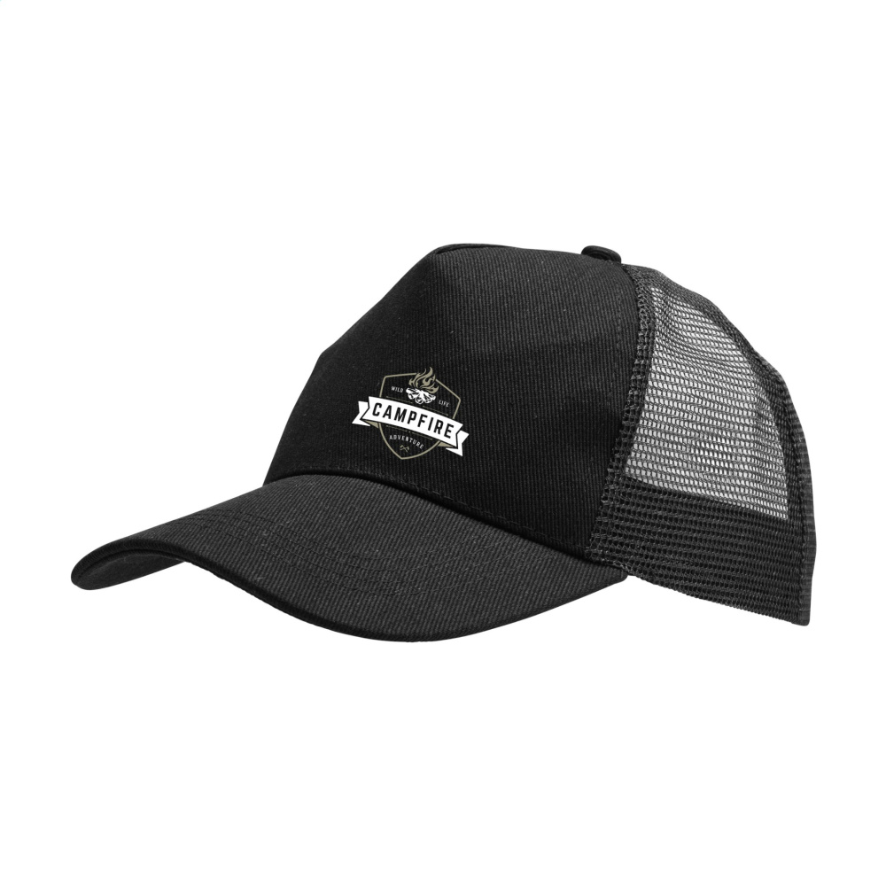 Logotrade promotional gift picture of: Trucker Recycled Cotton cap