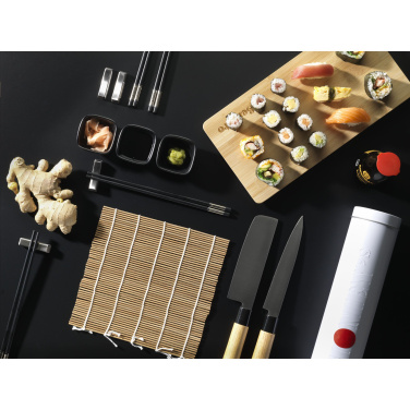 Logotrade advertising products photo of: Temaki Bamboo Sushi Tray gift set