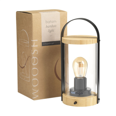 Logo trade promotional giveaway photo of: Wooosh Batam Light rechargable lamp
