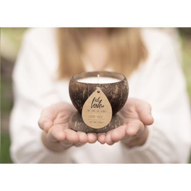 Logo trade promotional product photo of: We Love The Planet Coconut Candle